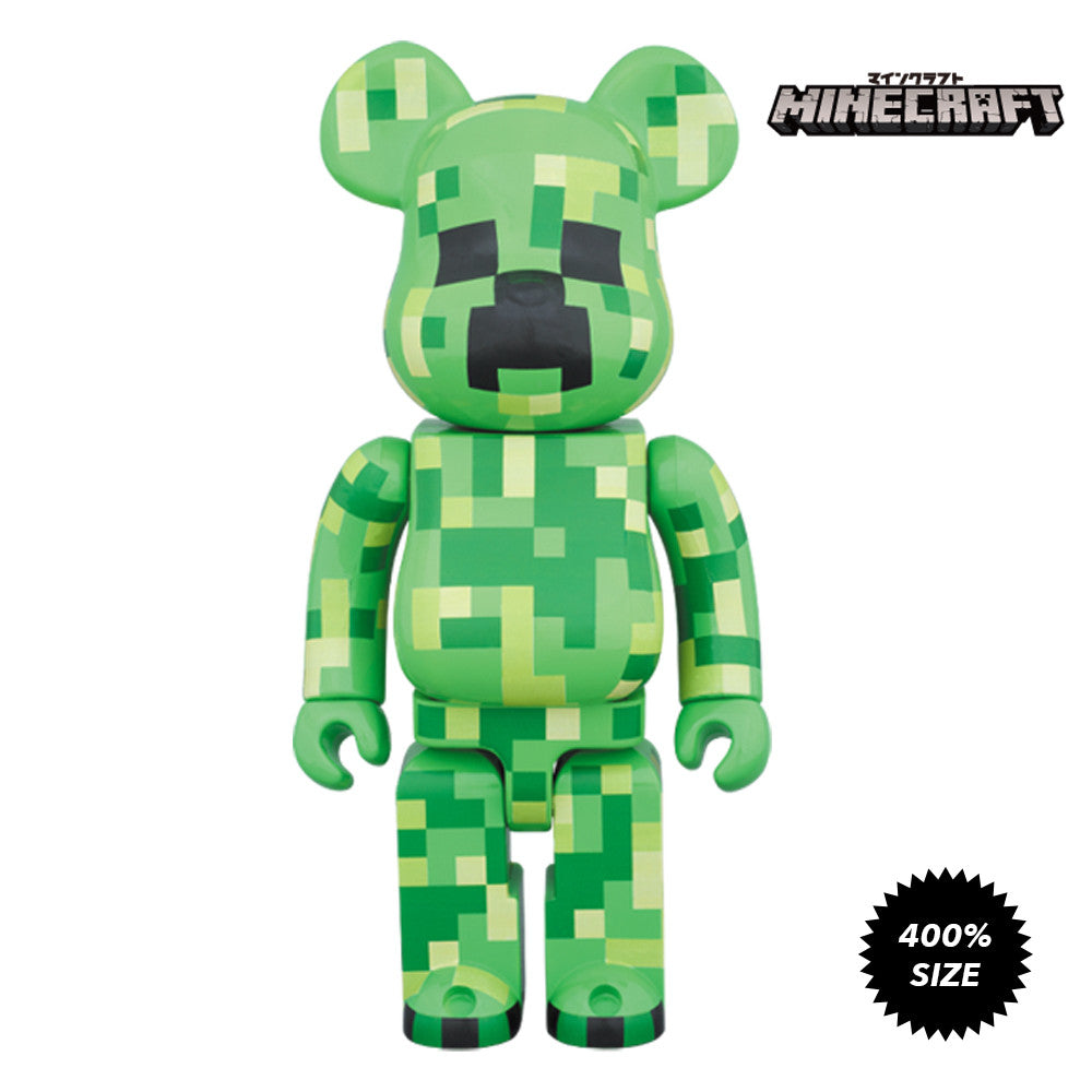Minecraft Creeper 400% Bearbrick - Pre-order - Mindzai  - 1