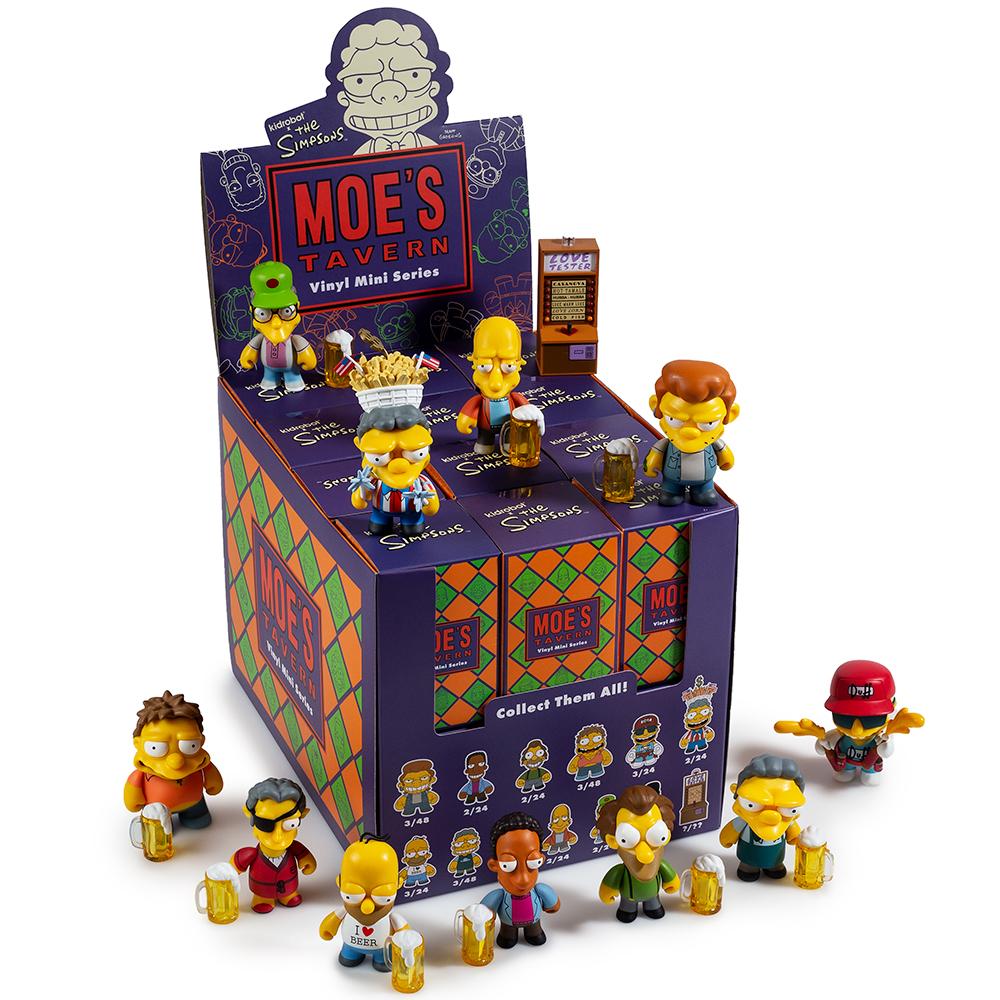 Moe&#39;s Tavern Blind Box Mini Series by The Simpsons x Kidrobot