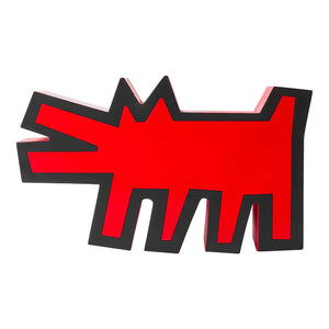 Barking Red Dog Statue by Keith Haring x Medicom Toy