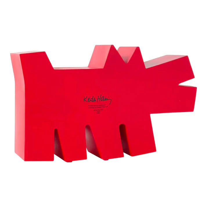 Barking Red Dog Statue by Keith Haring x Medicom Toy