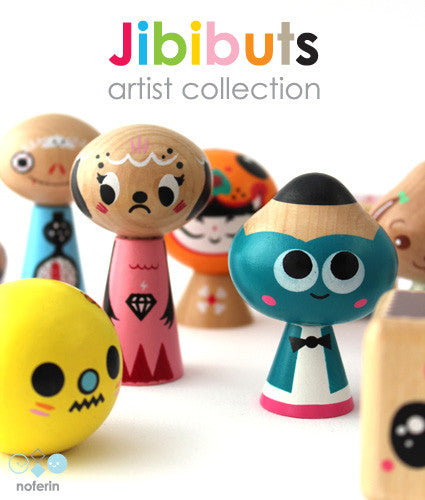 Jibibuts Artist Series Wooden Blind Box by Noferin - Mindzai  - 2