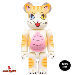 Negora Kaiju Cat Odd Eye 100% Bearbrick by Konatsu x Medicom Toy (Superpowers Exclusive)