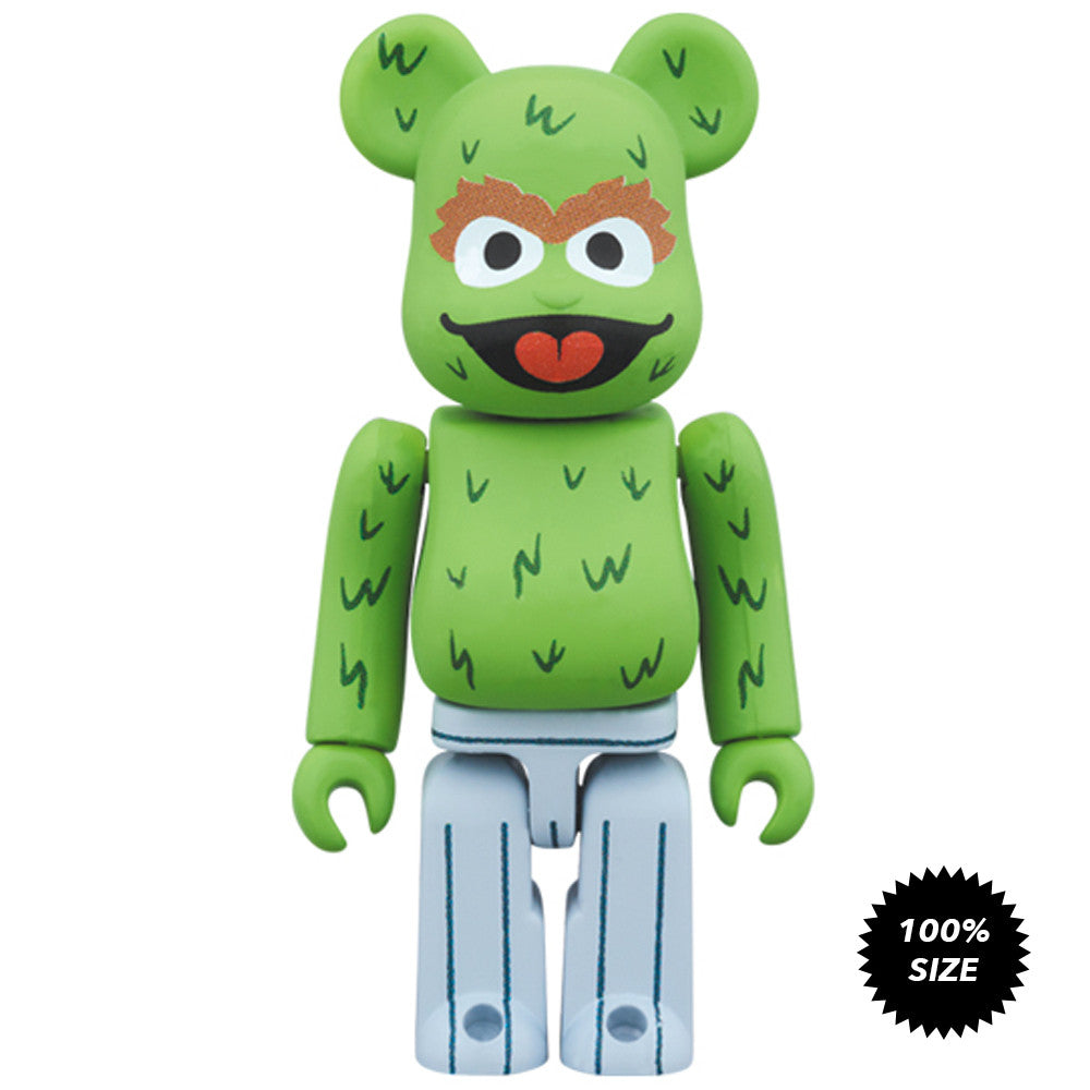 Oscar The Grouch Sesame Street 100% Bearbrick
