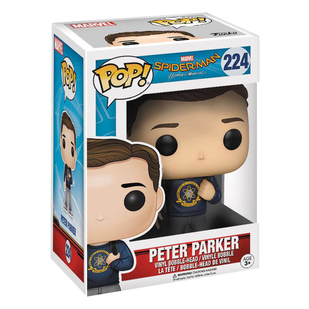 Spiderman: Homecoming Peter Parker Pop Vinyl Figure