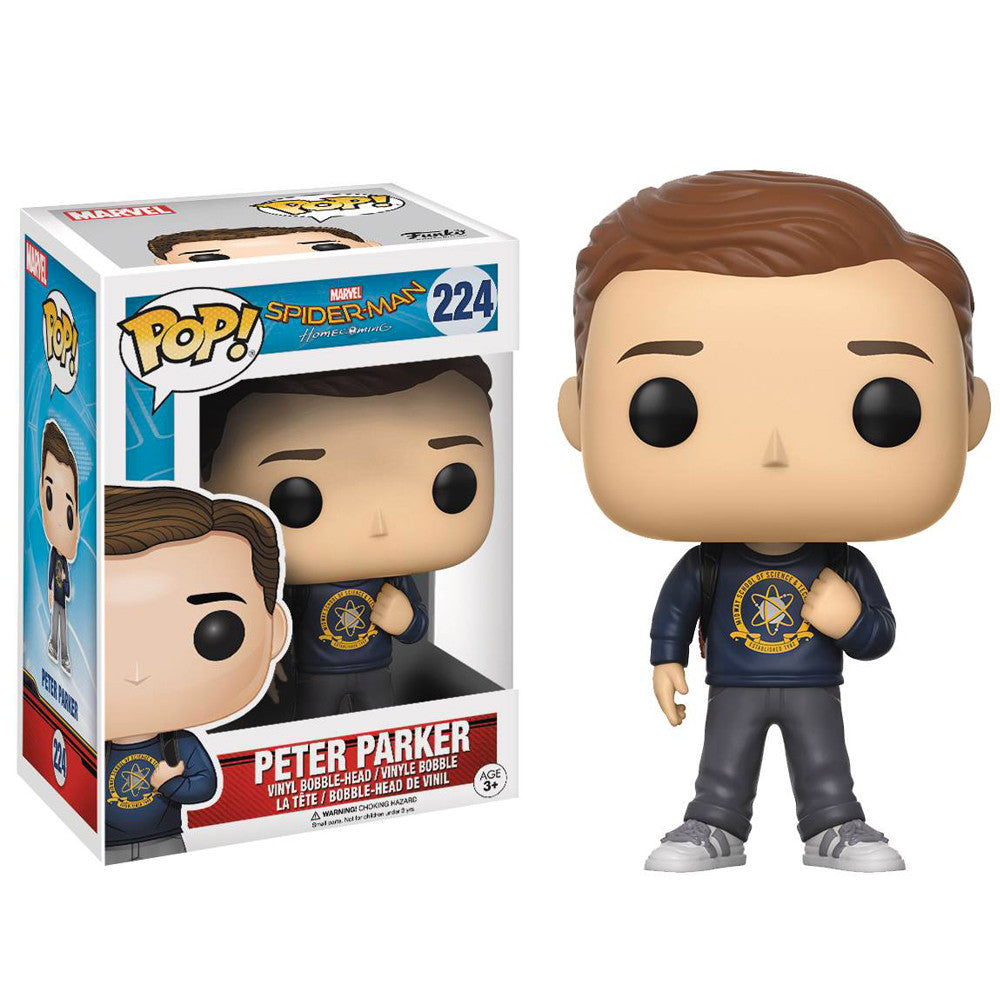 Spiderman: Homecoming Peter Parker Pop Vinyl Figure