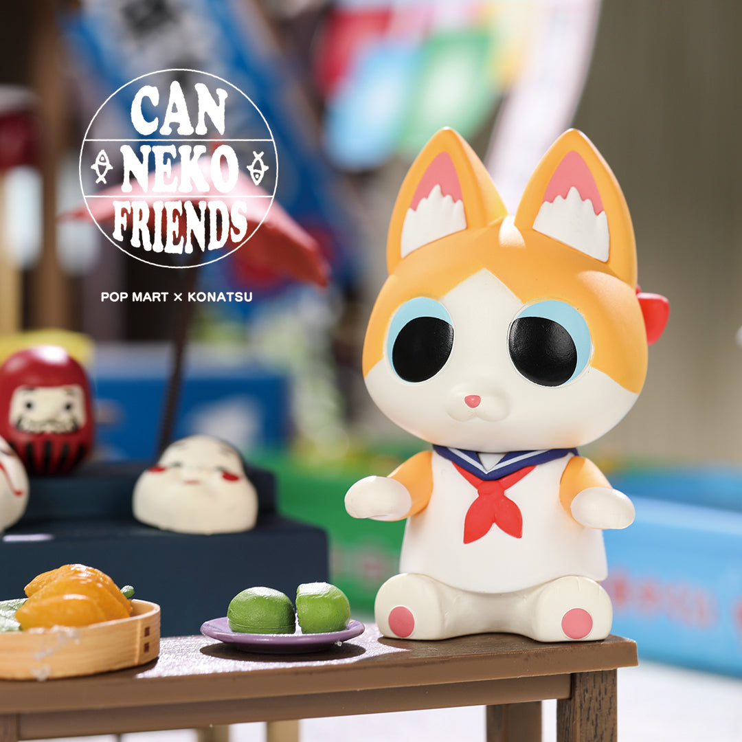 POPMART CAN NEKO FRIENDS 小夏屋 缶猫フレンズ 4個 CanNeko Friends Blind Box Toy Series by Konatsu x POP MART