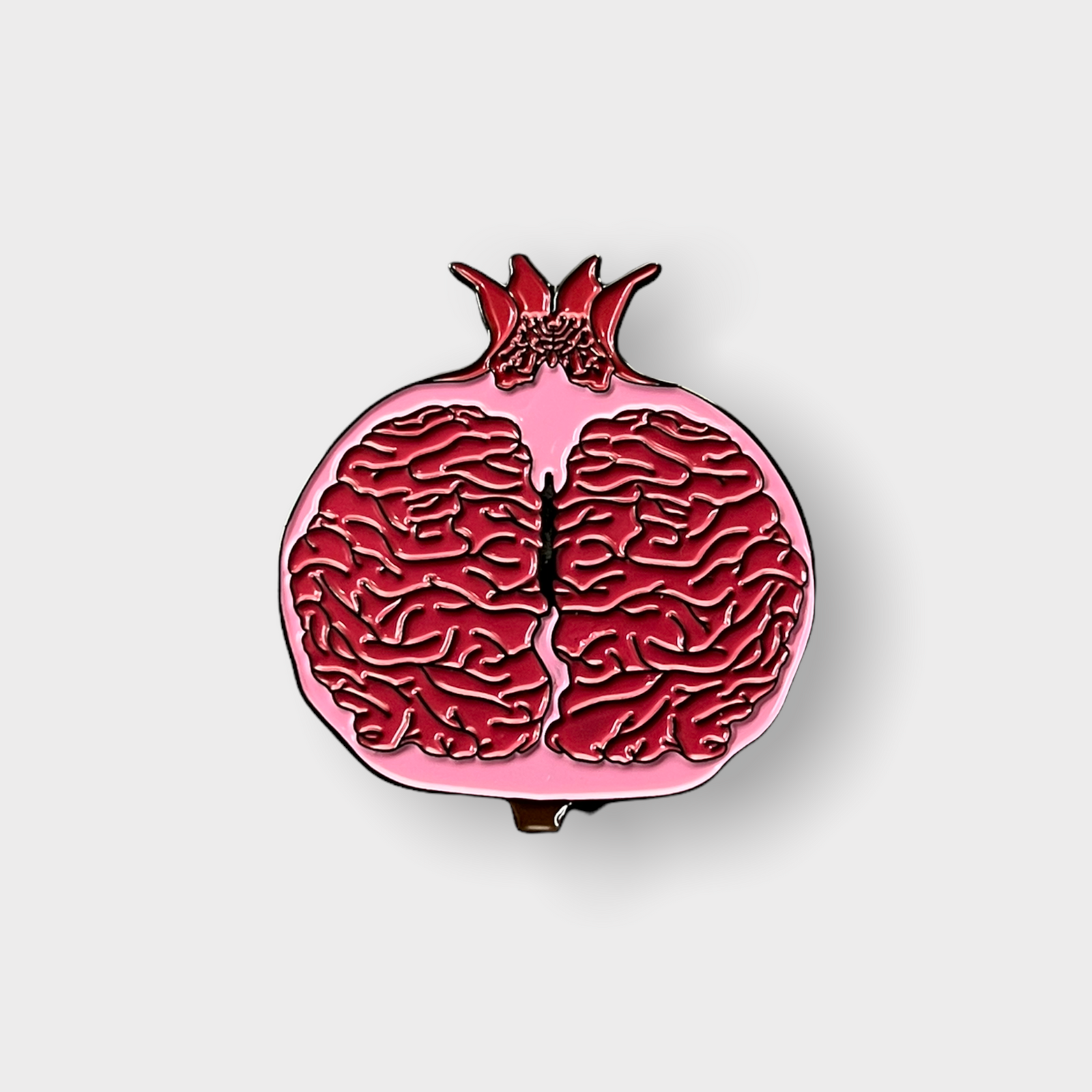 GRANATE"BRAIN" Enamel Pin by METAHEART