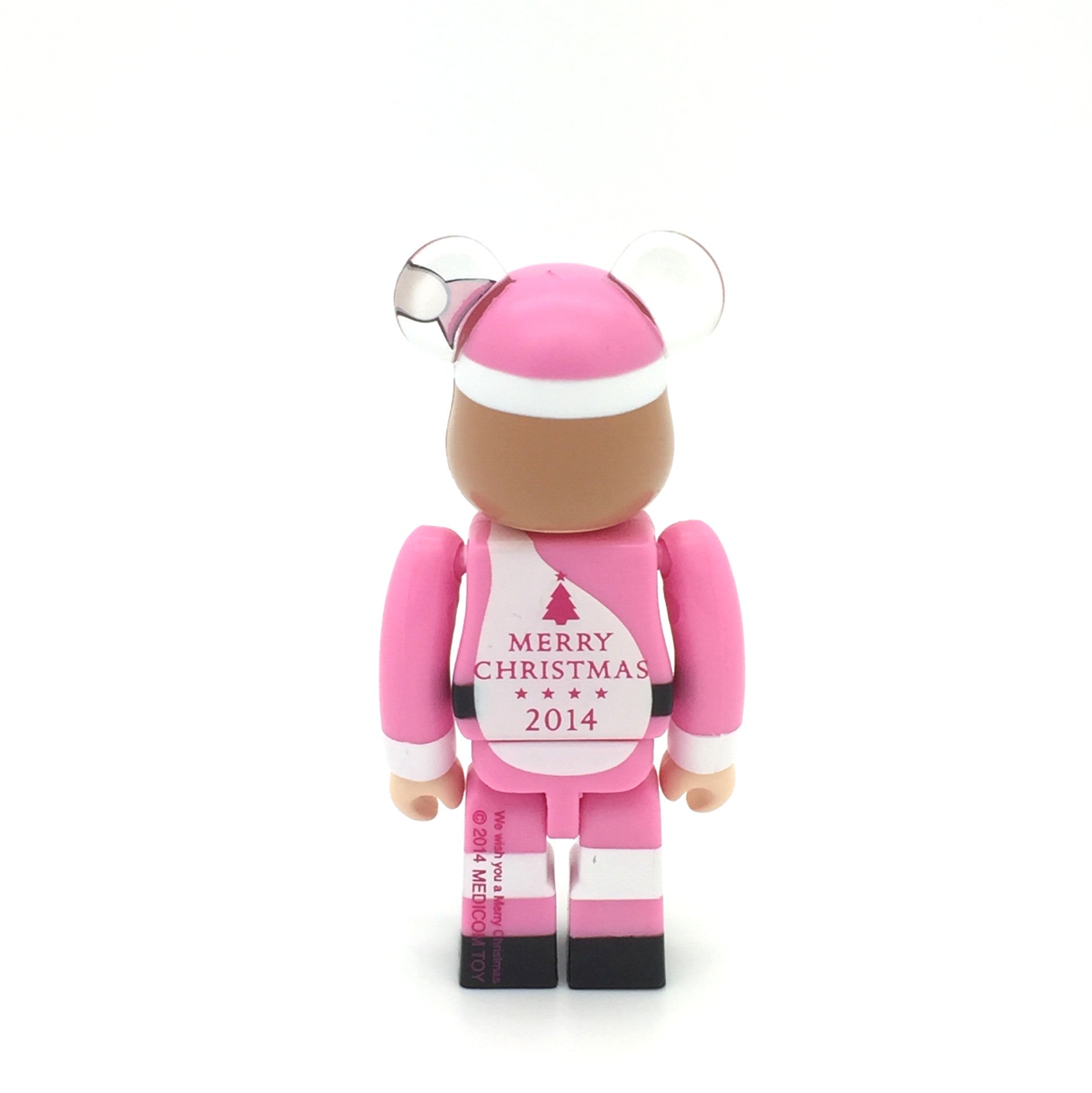Merry Christmas 2014 Santa Claus Pink 100% Bearbrick - Mindzai  - 2