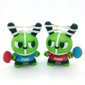 Dunny 2012 Series - Ping and Pong (Set of 2) - Mindzai  - 1