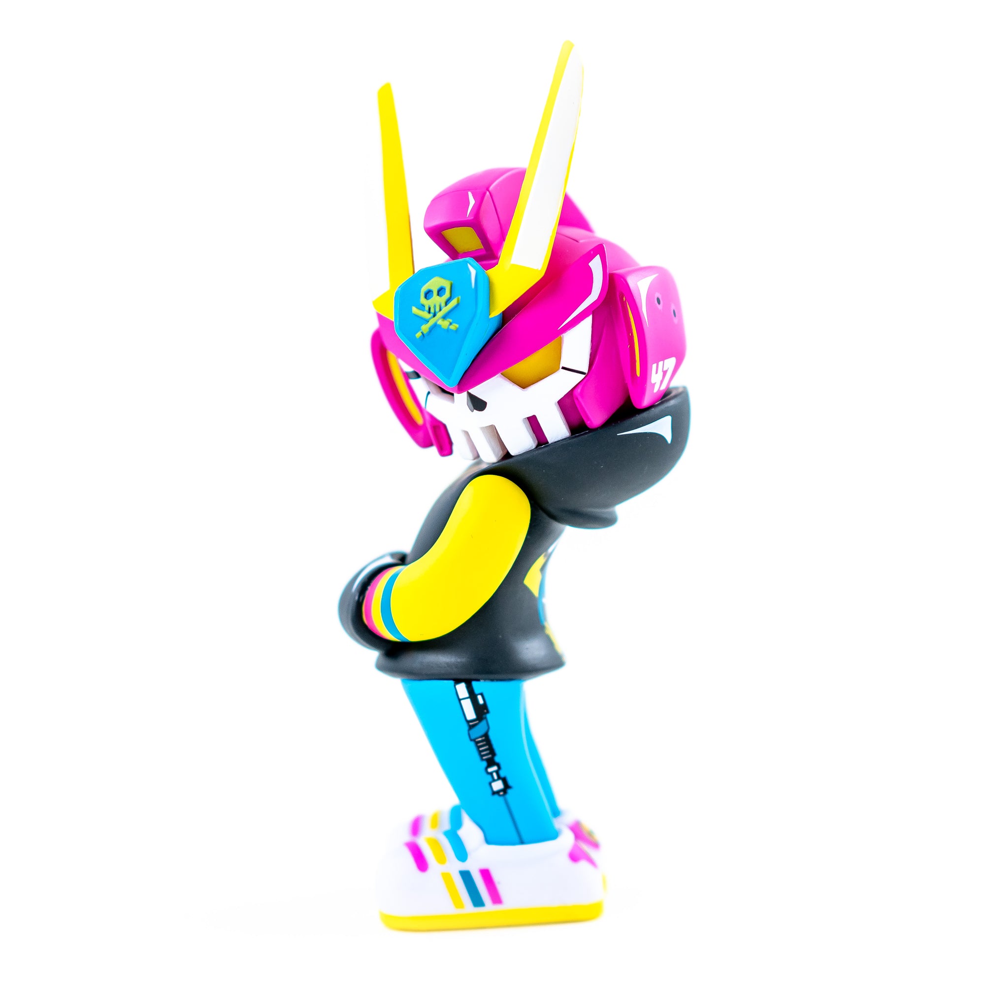Pirateq-47 Neo-Tokyo Pink TEQ 63 Toy Figure by Quiccs x SergAndDestroy
