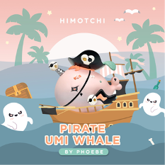Pirate Umi Whale by Himotchi Toys