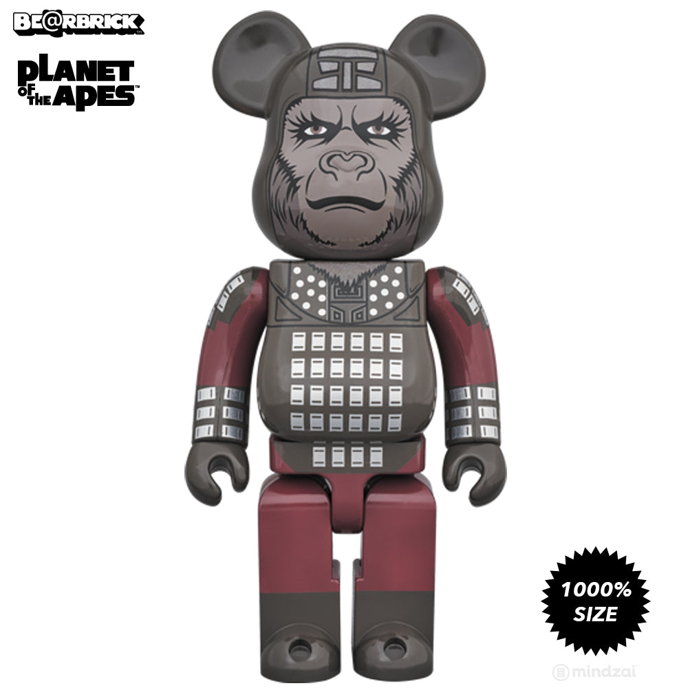 Planet of the Apes General Ursus 1000% Bearbrick by Medicom Toy