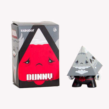 Pyramidun Dunny Grey 3-Inch by Andrew Bell - Mindzai  - 1