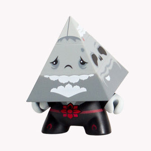 Pyramidun Dunny Grey 3-Inch by Andrew Bell - Mindzai  - 1
