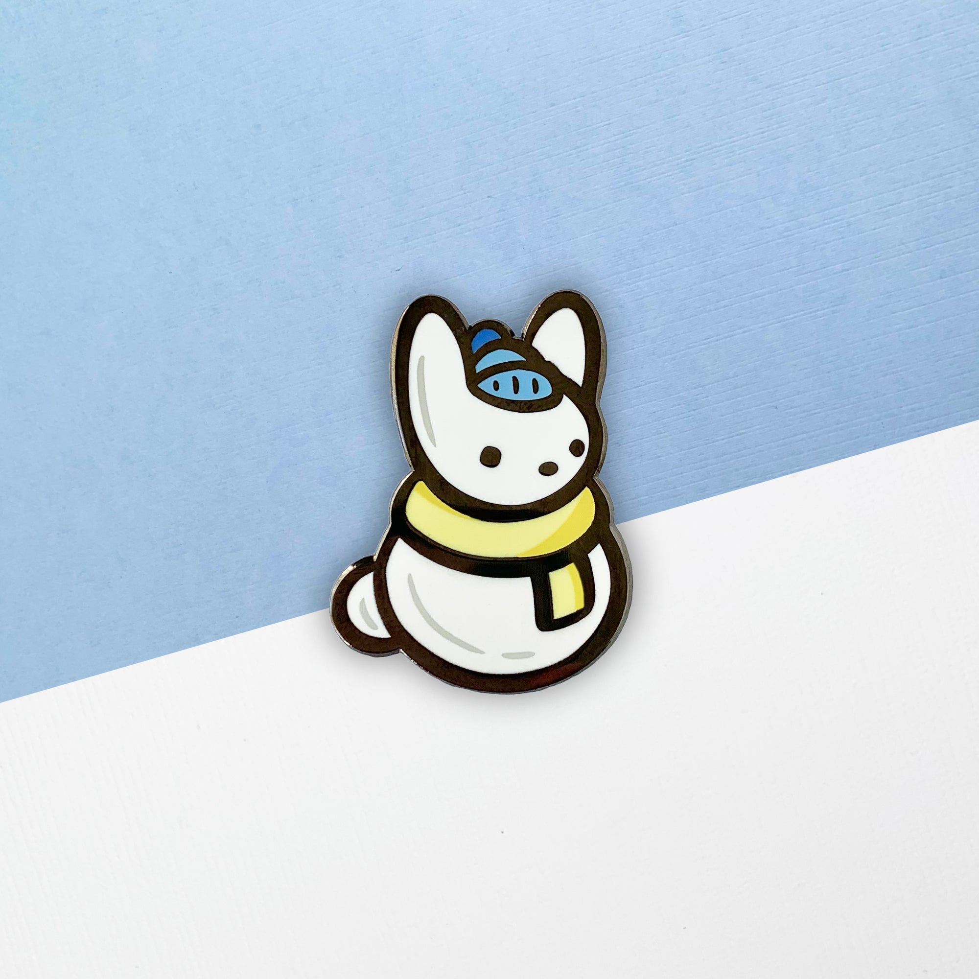 Rabbit Snowanimal Enamel Pin by Shumi Collective