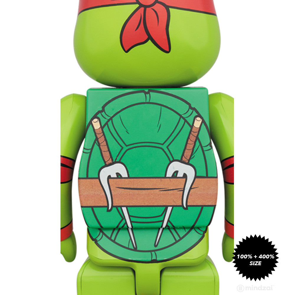 Raphael TMNT 100% and 400% Bearbrick Set