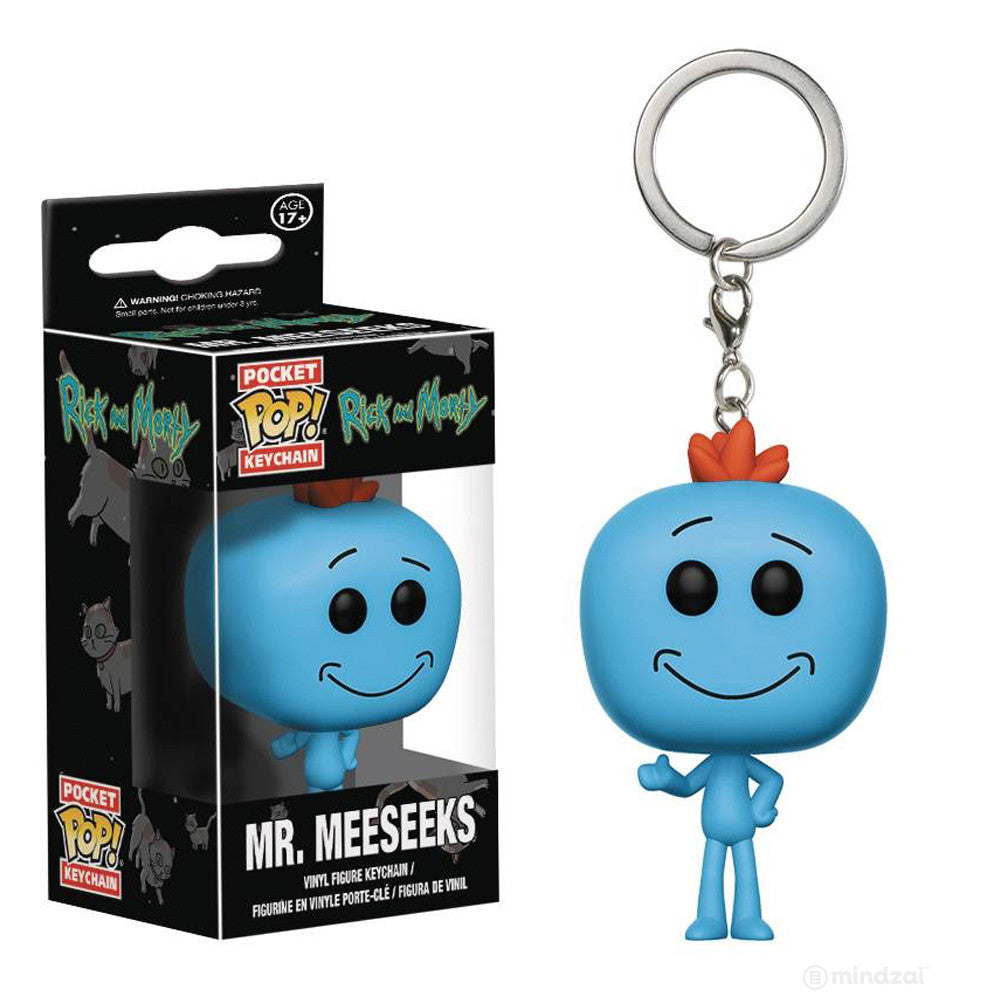 Mr. Meeseeks Rick and Morty Pocket Pop Keychain