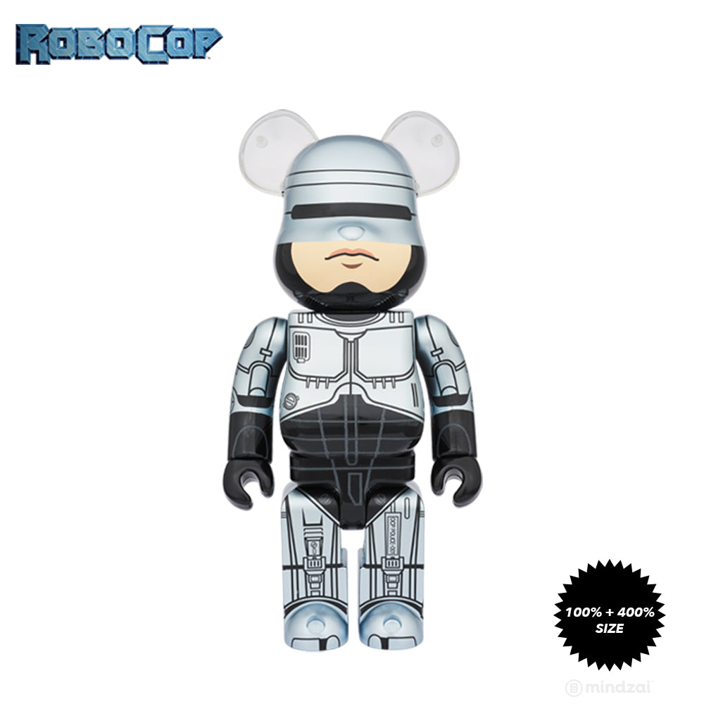 Robocop 100% and 400% Bearbrick Set