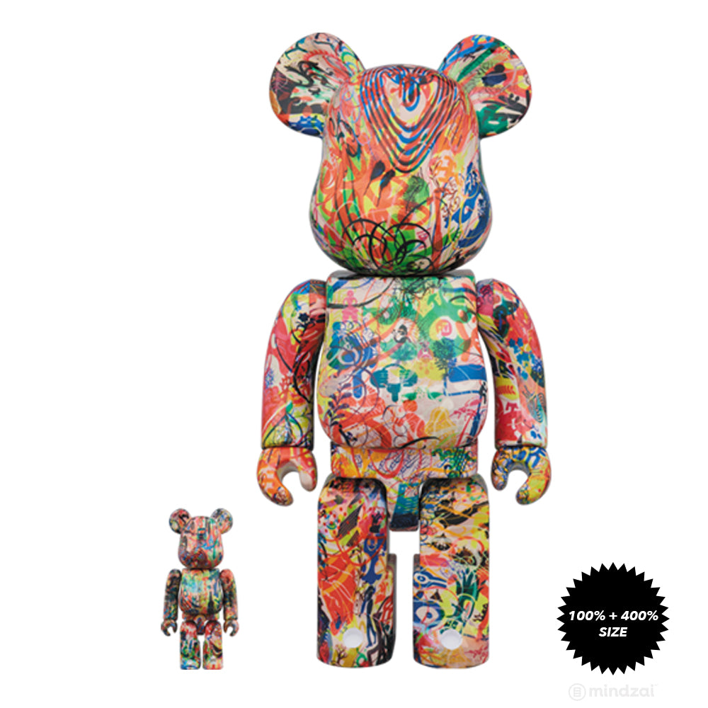 Ryan McGuiness 100% + 400% Bearbrick Set by Medicom Toy