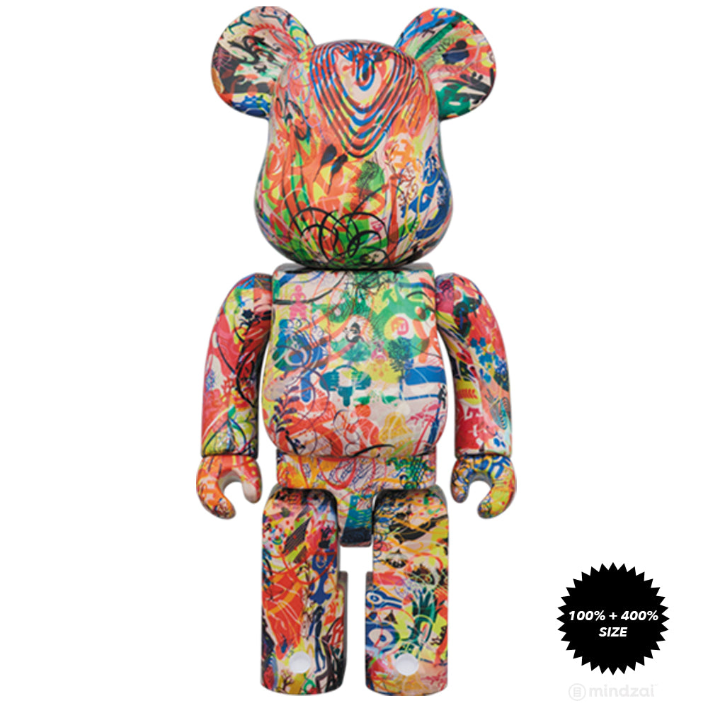 Ryan McGuiness 100% + 400% Bearbrick Set by Medicom Toy