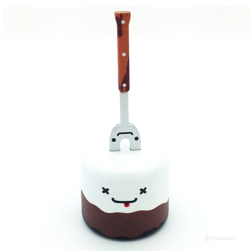 BFF Series by Travis Cain x Kidrobot - S Morrison + Rusty Jr. Marshmallow and Fork