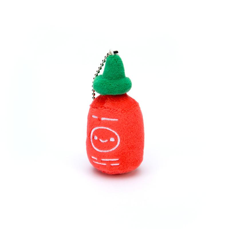 Kawaii Food Party - Sriracha Friend Plush Charm by 100% Soft