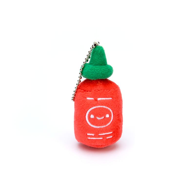 Kawaii Food Party - Sriracha Friend Plush Charm by 100% Soft