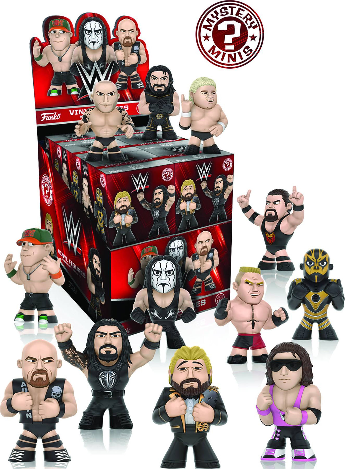 WWE Wrestling Mystery Minis Series Two Blind Box