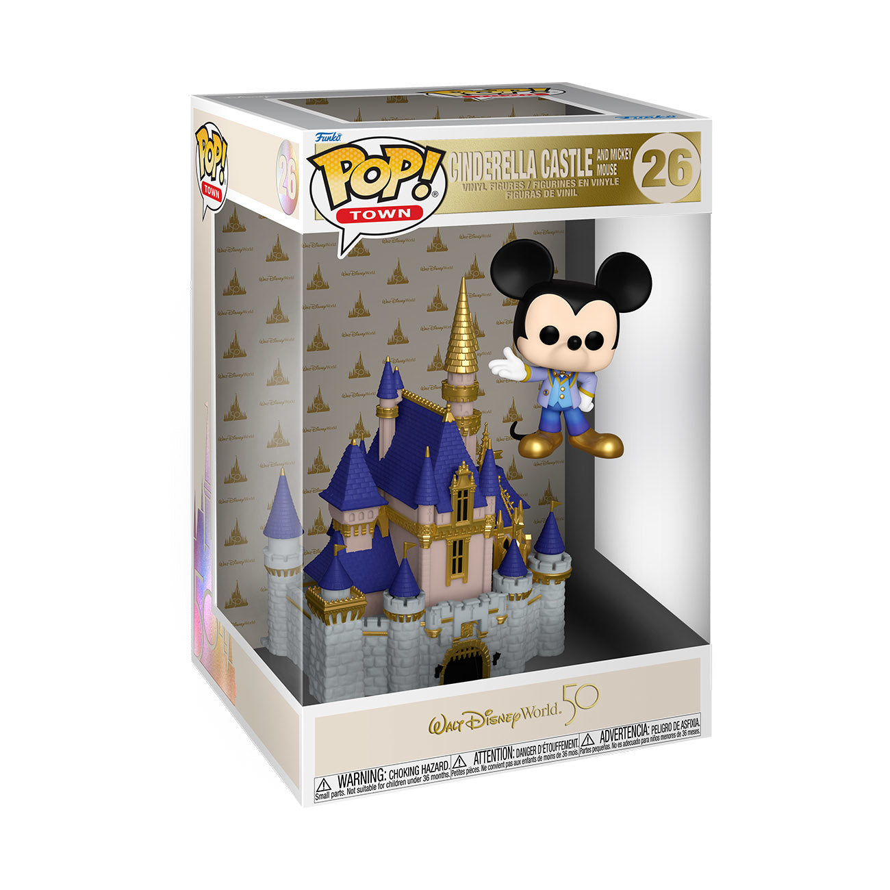 Walt Disney World 50th Anniversary Castle with Mickey POP! Vinyl Figure by Funko