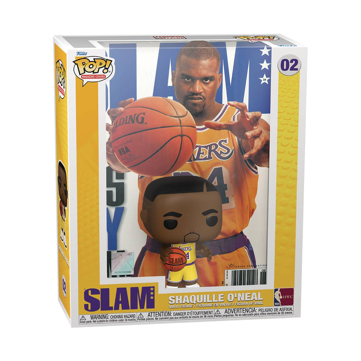 NBA Cover Slam Shaquille O&#39;Neal POP! Vinyl Figure by Funko
