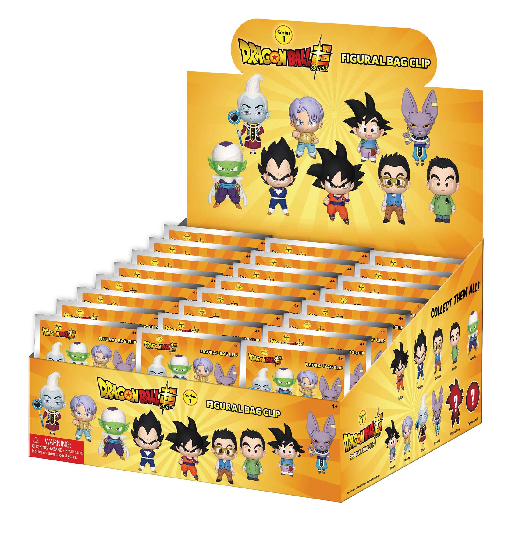 Dragon Ball Super Series 1 Figural Bag Clip by Monogram Products
