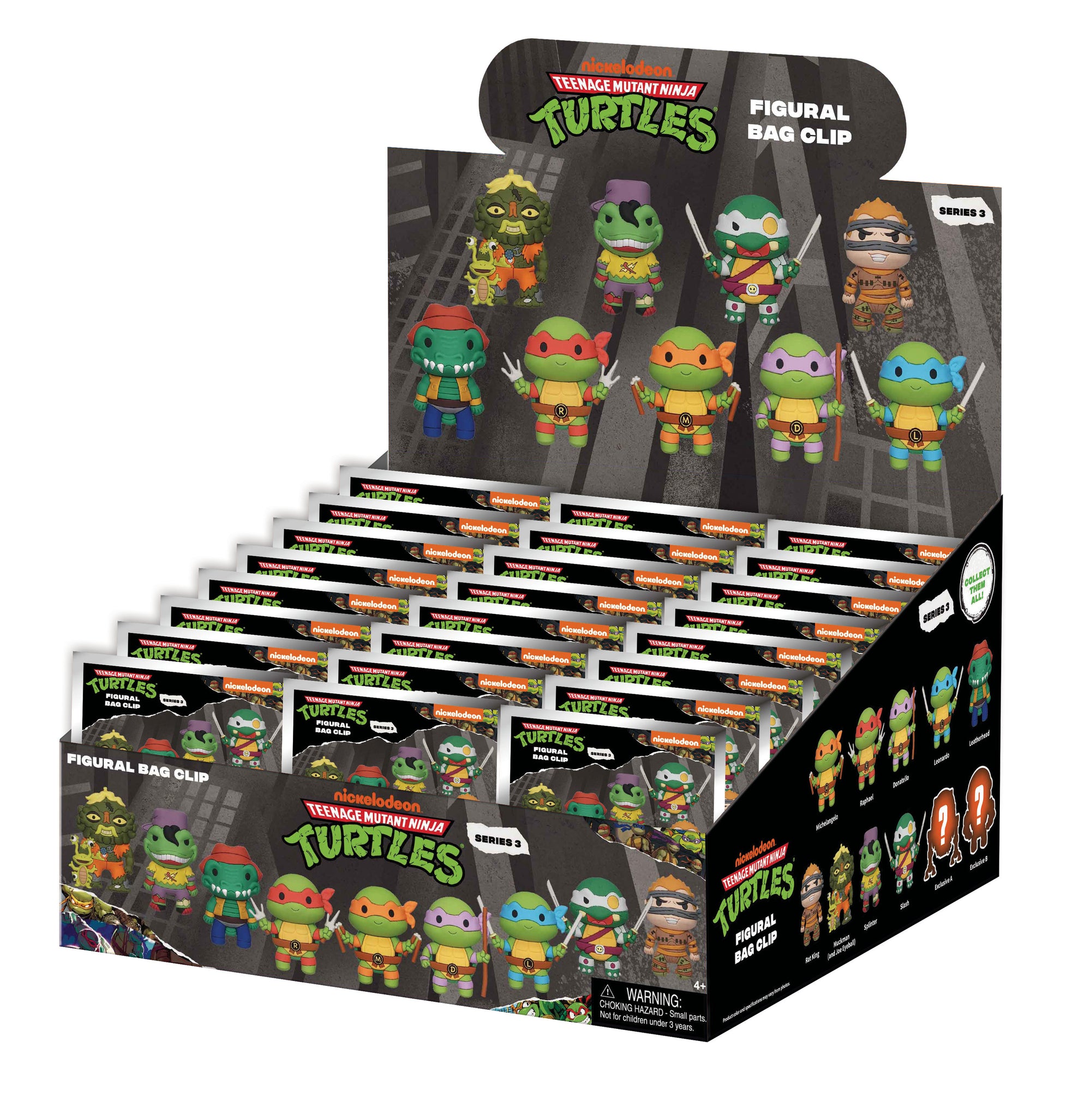 TMNT Retro Figural Bag Clip by Monogram Products