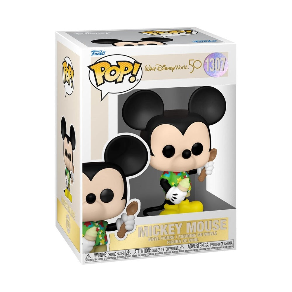 Walt Disney World 50th Anniversary Aloha Mickey Mouse POP! Vinyl Figure by Funko
