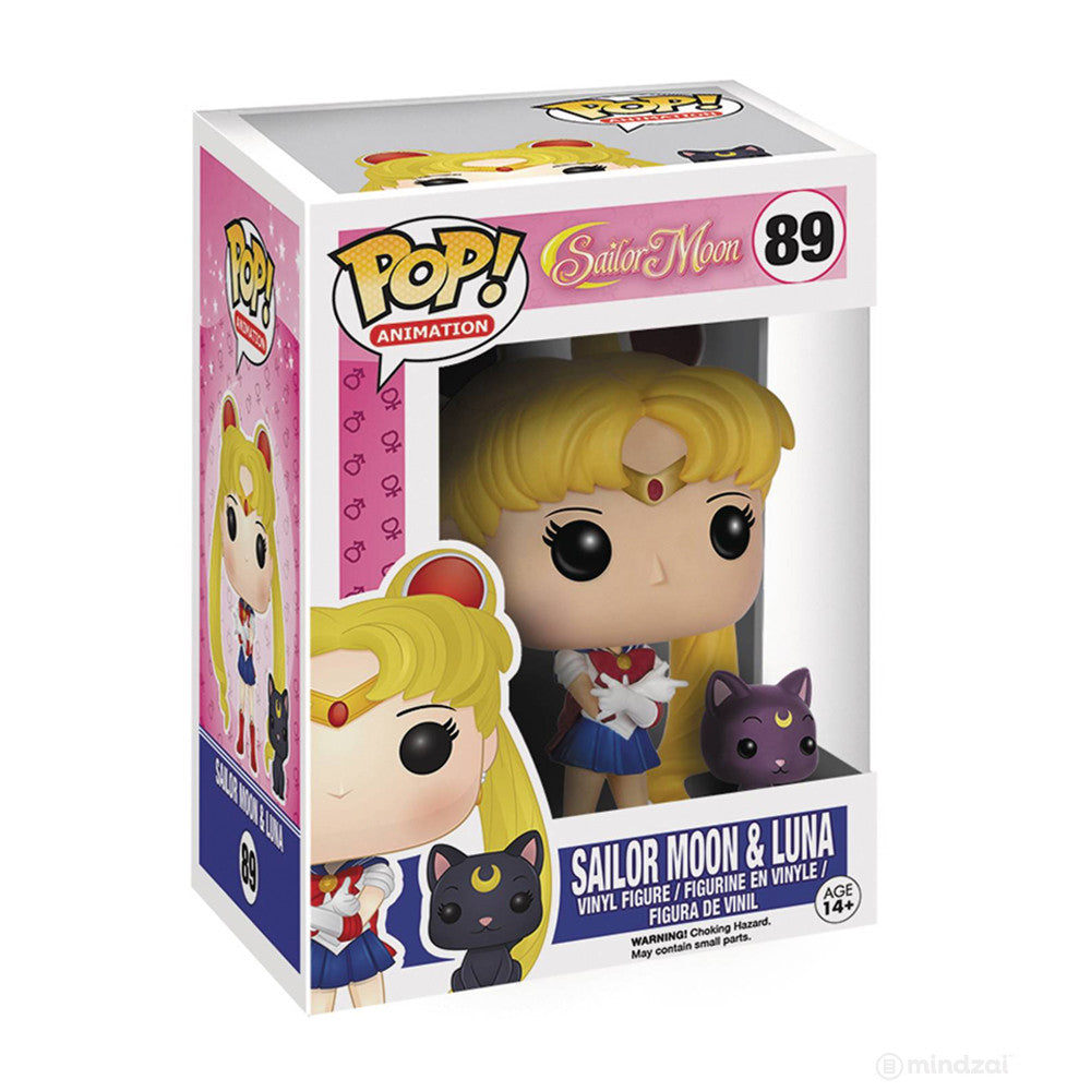 Sailor Moon and Luna Pop Vinyl Figure by Funko - Mindzai  - 2