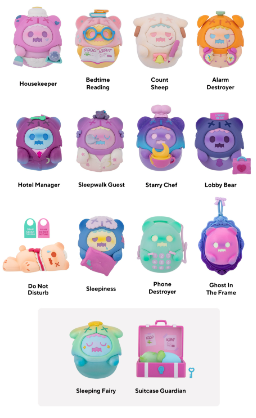 Sweet Dream Hotel Blind Box Series by ShinWoo x Finding Unicorn 