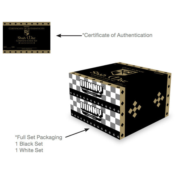 Shah Mat Complete Dunny Chess Set by Otto Bjornik - Mindzai  - 2