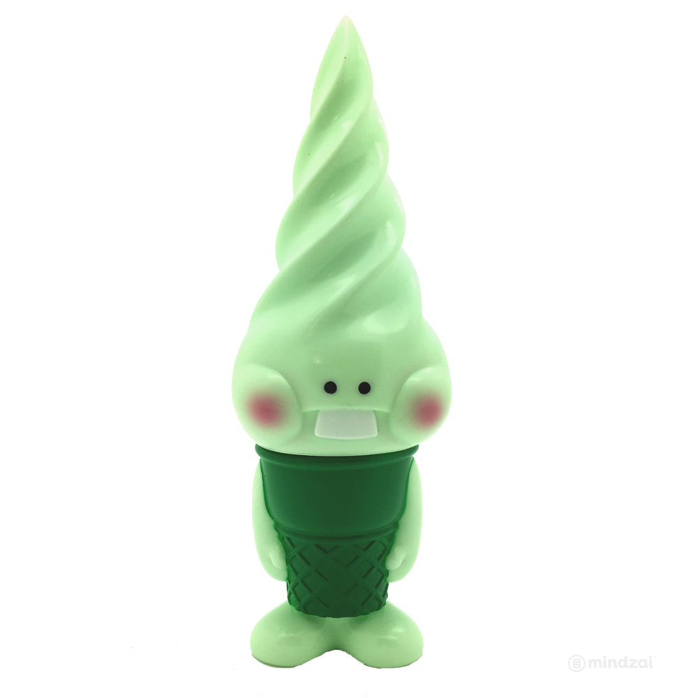 Softrolls Melon Green Sofubi Vinyl Toy Figure by Hariken
