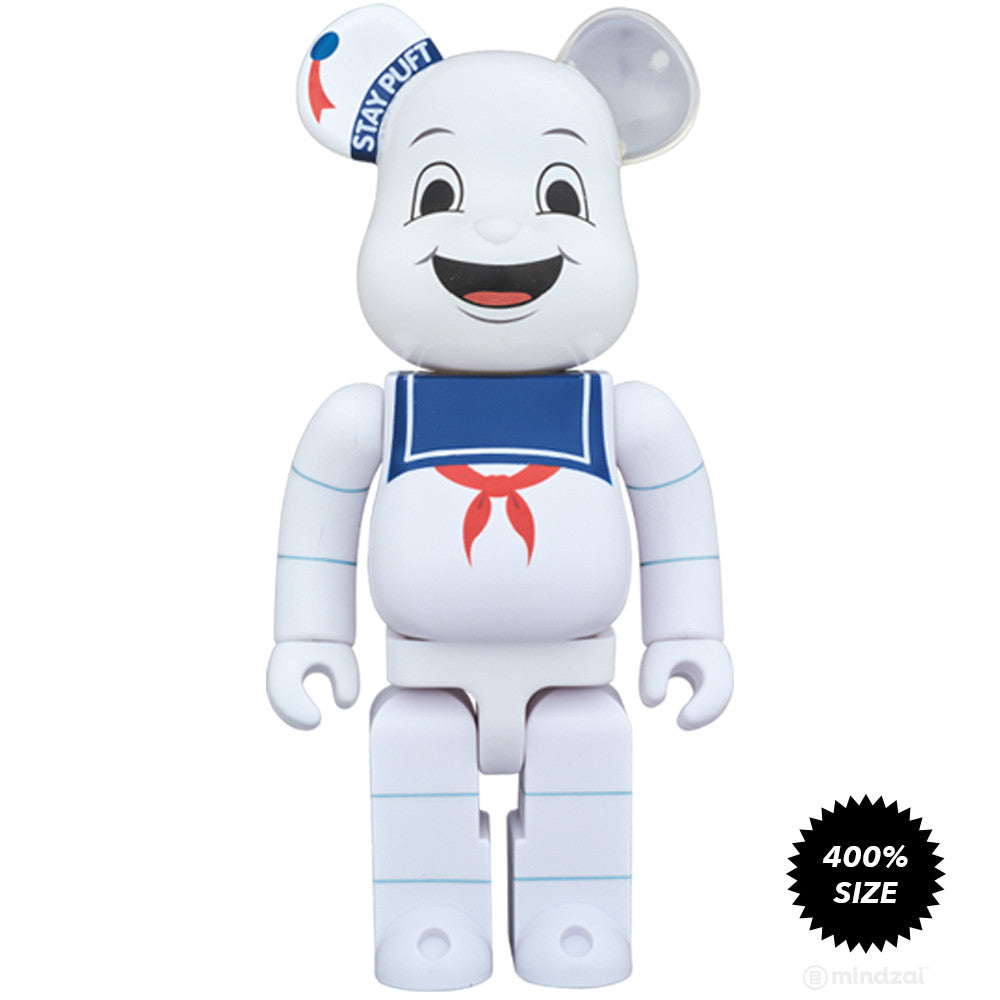 【楽天カード分割】 Puft Stay Marshmallow Bearbrick 400% Ghostbusters Man キャラクターグッズ