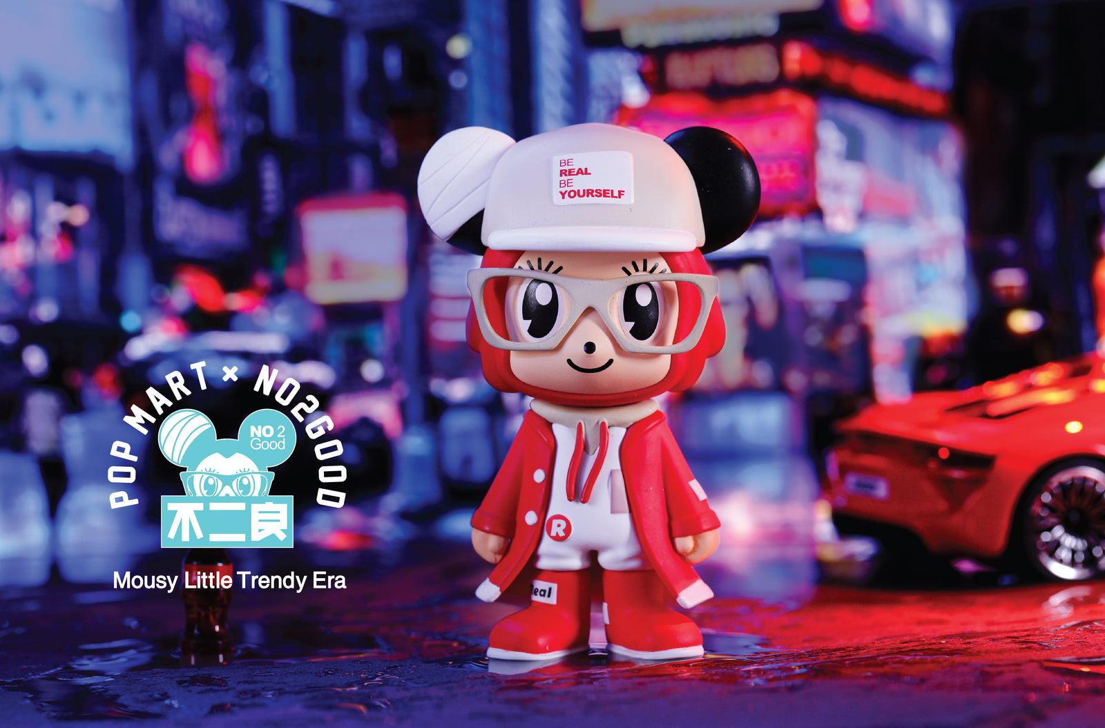 Mousy Little x Stay Real Trendy Era Blind Box Toy Series by No2Good x POP MART