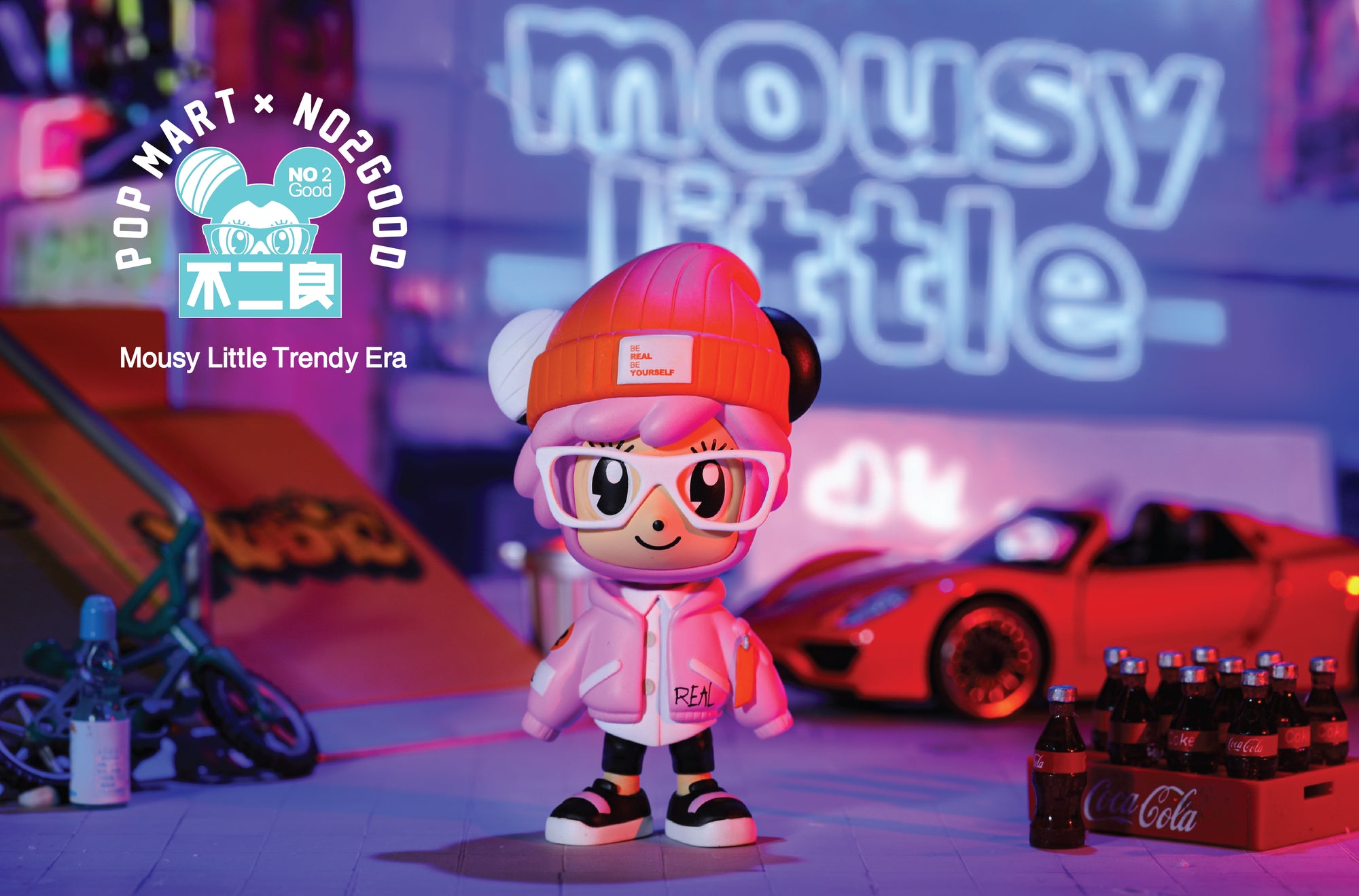 Mousy Little x Stay Real Trendy Era Blind Box Toy Series by No2Good x POP MART