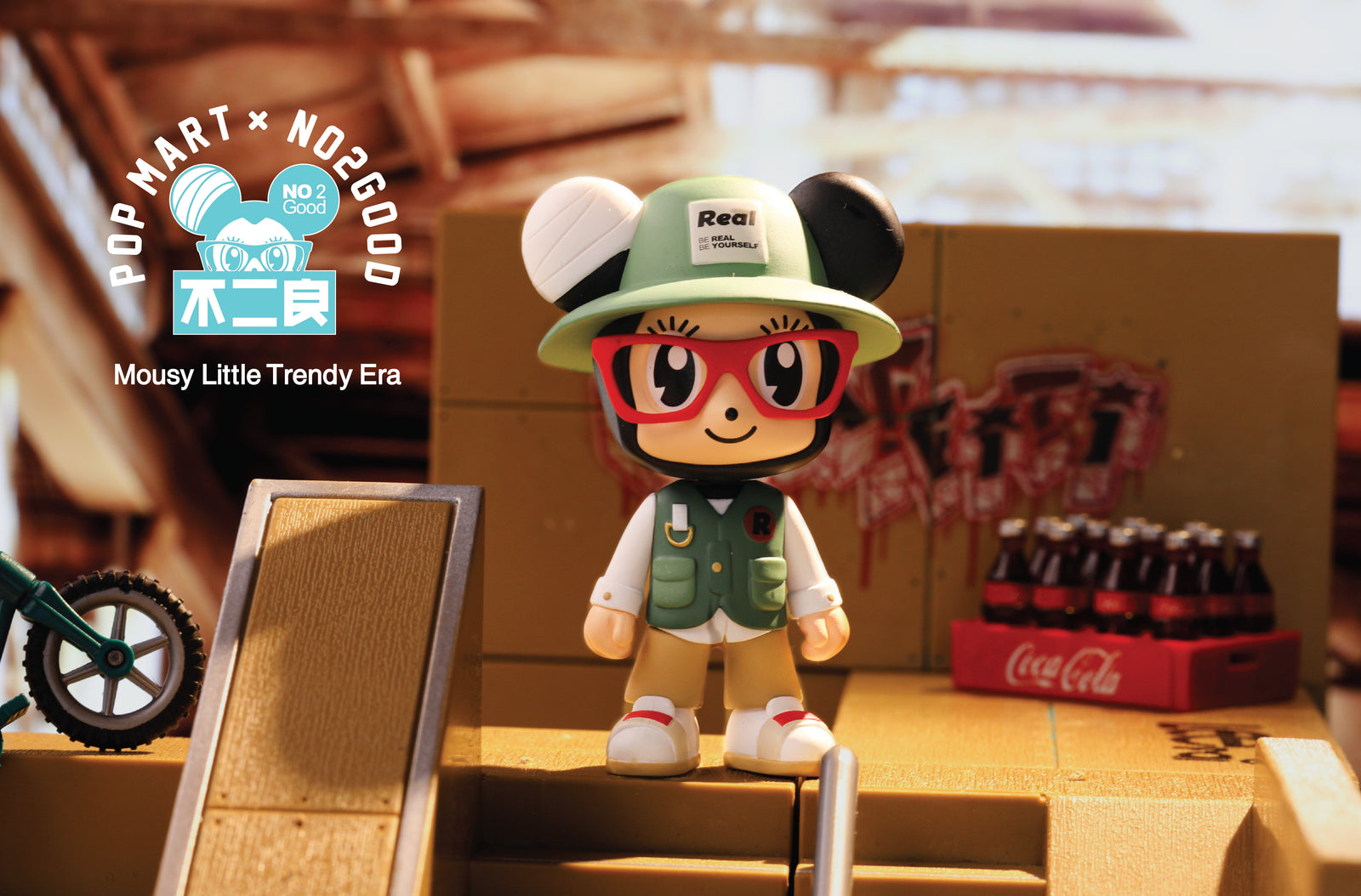 Mousy Little x Stay Real Trendy Era Blind Box Toy Series by No2Good x POP MART