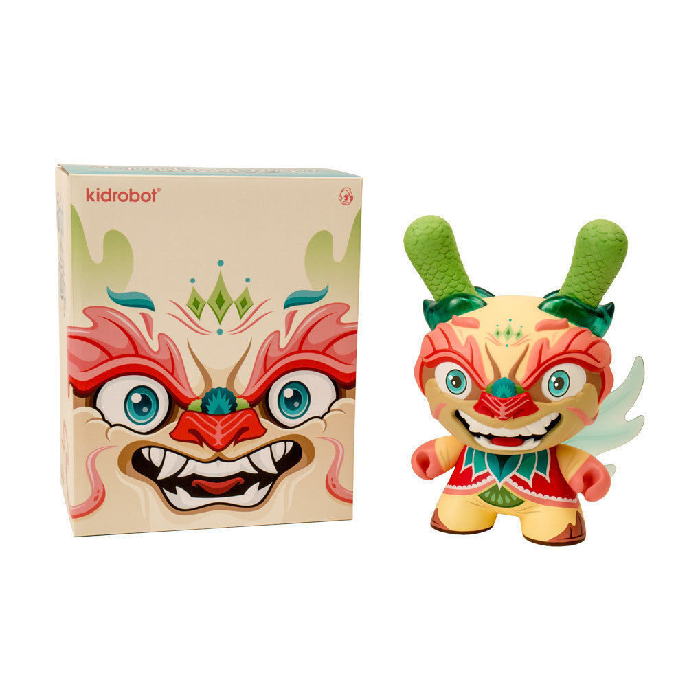 Imperial Lotus Dragon Dunny 8 inch by Scott Tolleson x Kidrobot - Mindzai  - 1