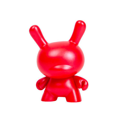 10th Anniversary 3" Dunny - Red - Mindzai  - 1