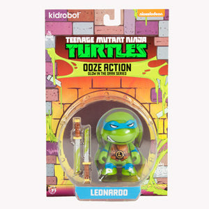 TMNT Ooze Action Glow In The Dark Leonardo - Mindzai  - 2