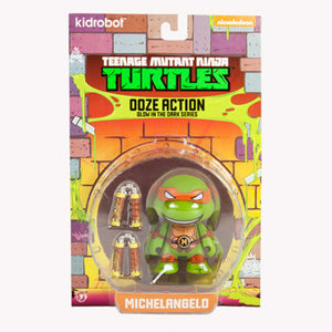 TMNT Ooze Action Glow In The Dark Michaelangelo - Mindzai  - 2