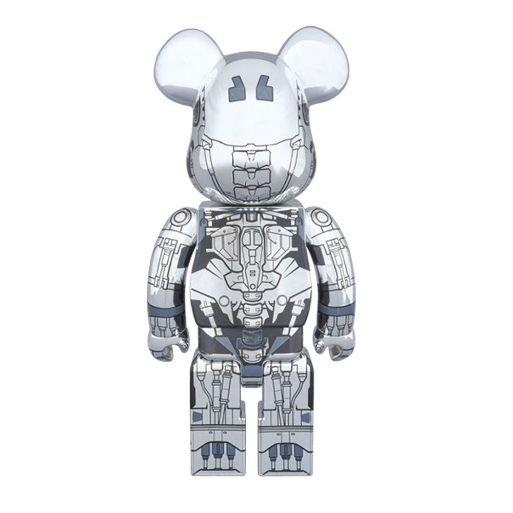 Terminator Genisys T-800 Chrome 400% Bearbrick - Mindzai  - 1