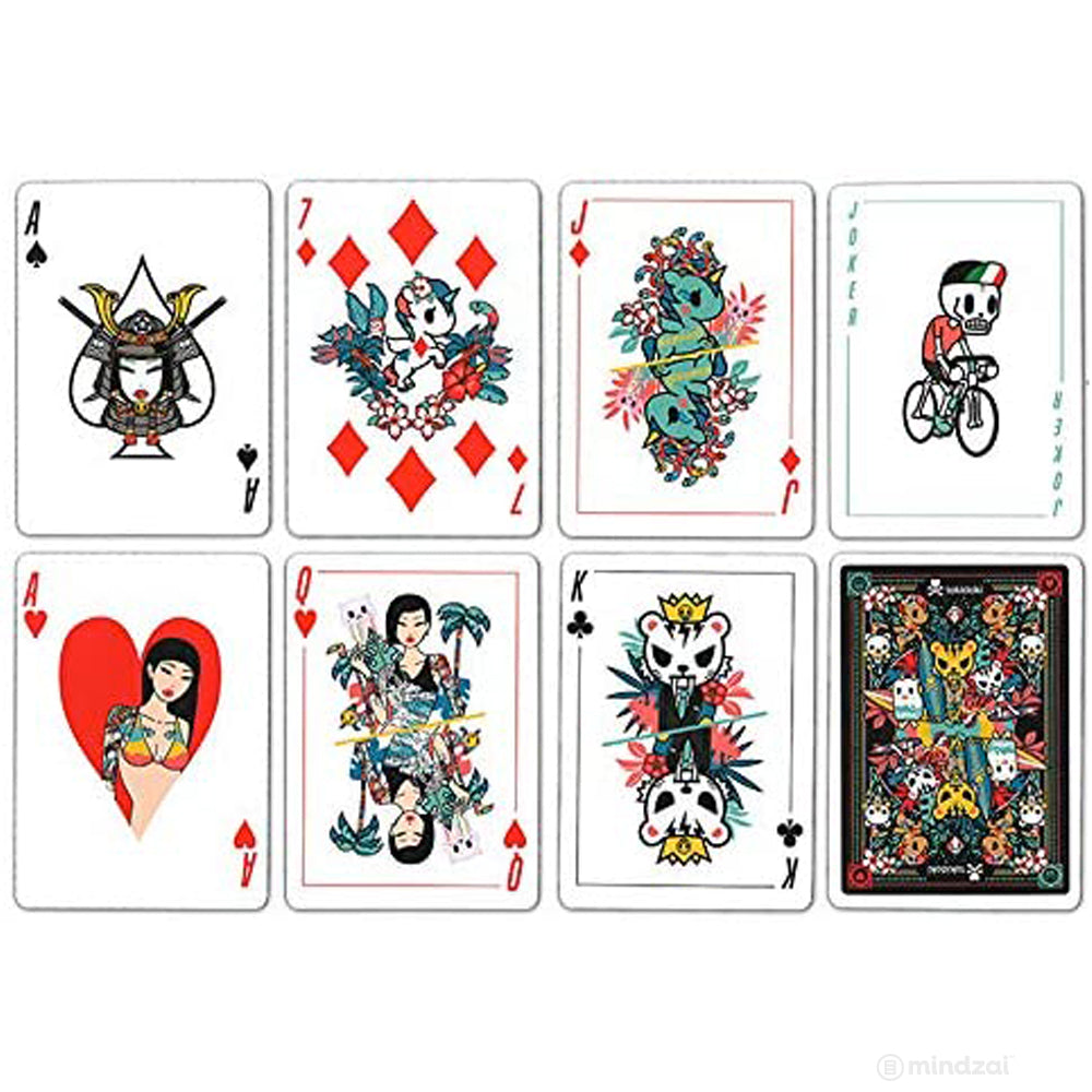 Tokidoki x Bicycle Playing Cards Black Case Version