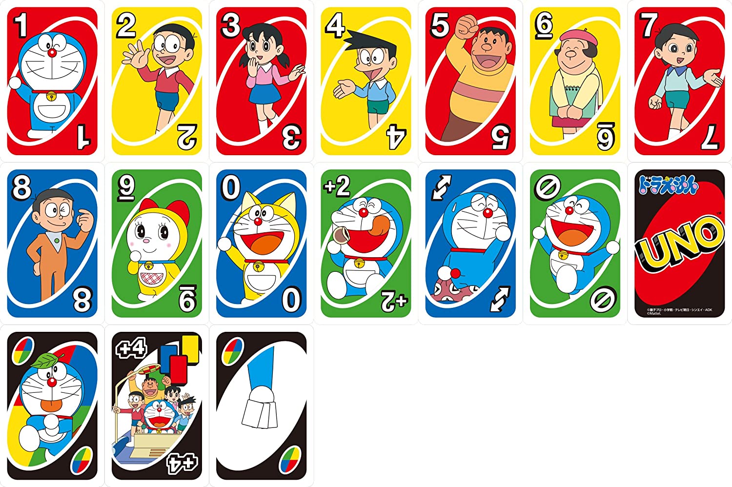 UNO x Doraemon Card Game