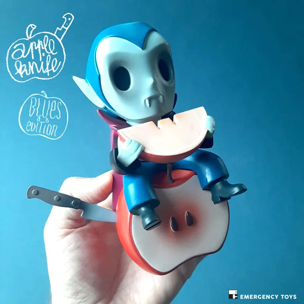Apple Knife Vegan Vampire Blues Edition Art Toy by Emergency Toys