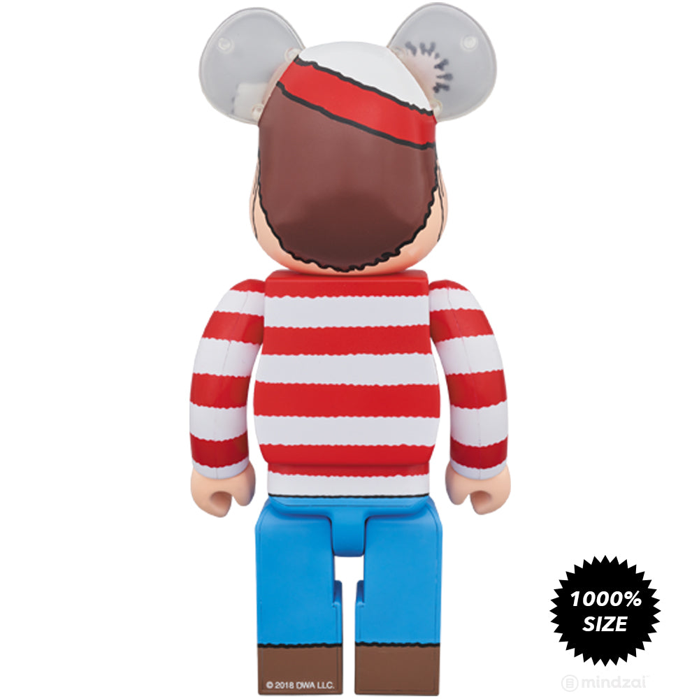 Where's Waldo Wally 1000% Bearbrick by Medicom Toy